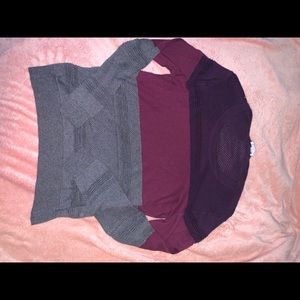 Color block long sleeve shirt